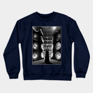 Worship in the The Temple Of Bass Speakers Crewneck Sweatshirt